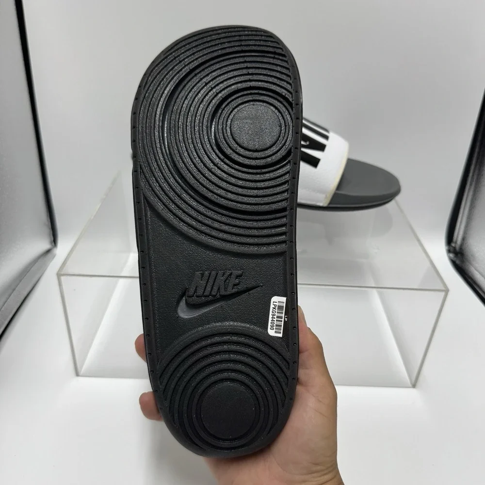 Nike Offcourt Slide Dark Grey White BQ4639-001 Slipper Slides Men's Size 14